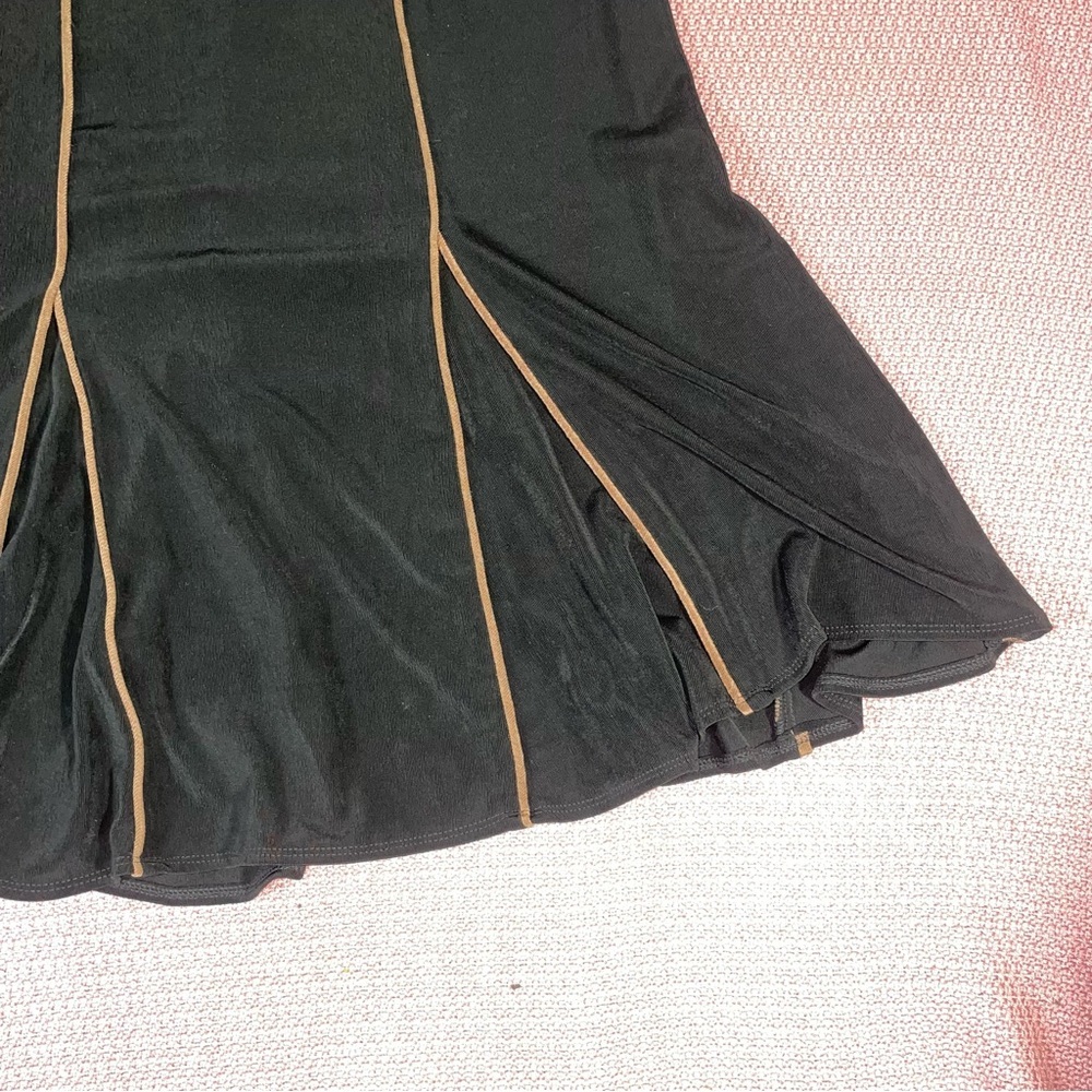 Citiknits Womens Long Maxi Skirt Size L Black - Picture 8 of 13